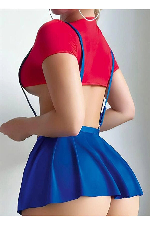 Super Secret - Level Up Oyun Serisi Mario Kostümü