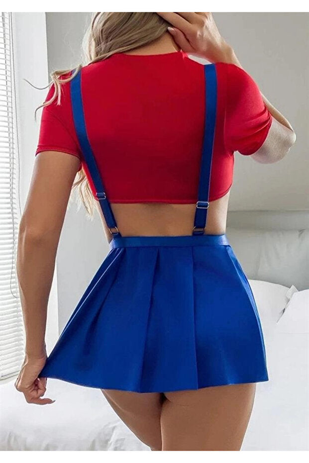 Super Secret - Level Up Oyun Serisi Mario Kostümü